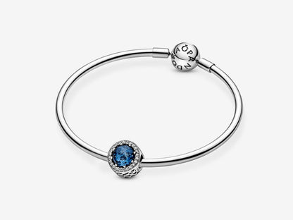 Sparkling Dark Blue Charm