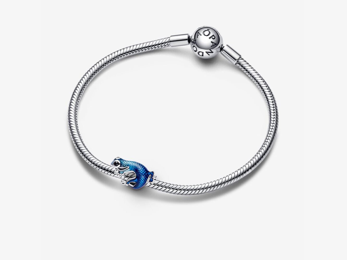 Metallic Blue Gecko Charm