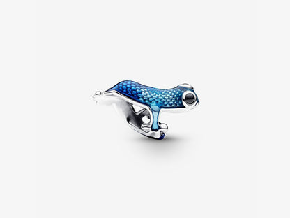 Metallic Blue Gecko Charm