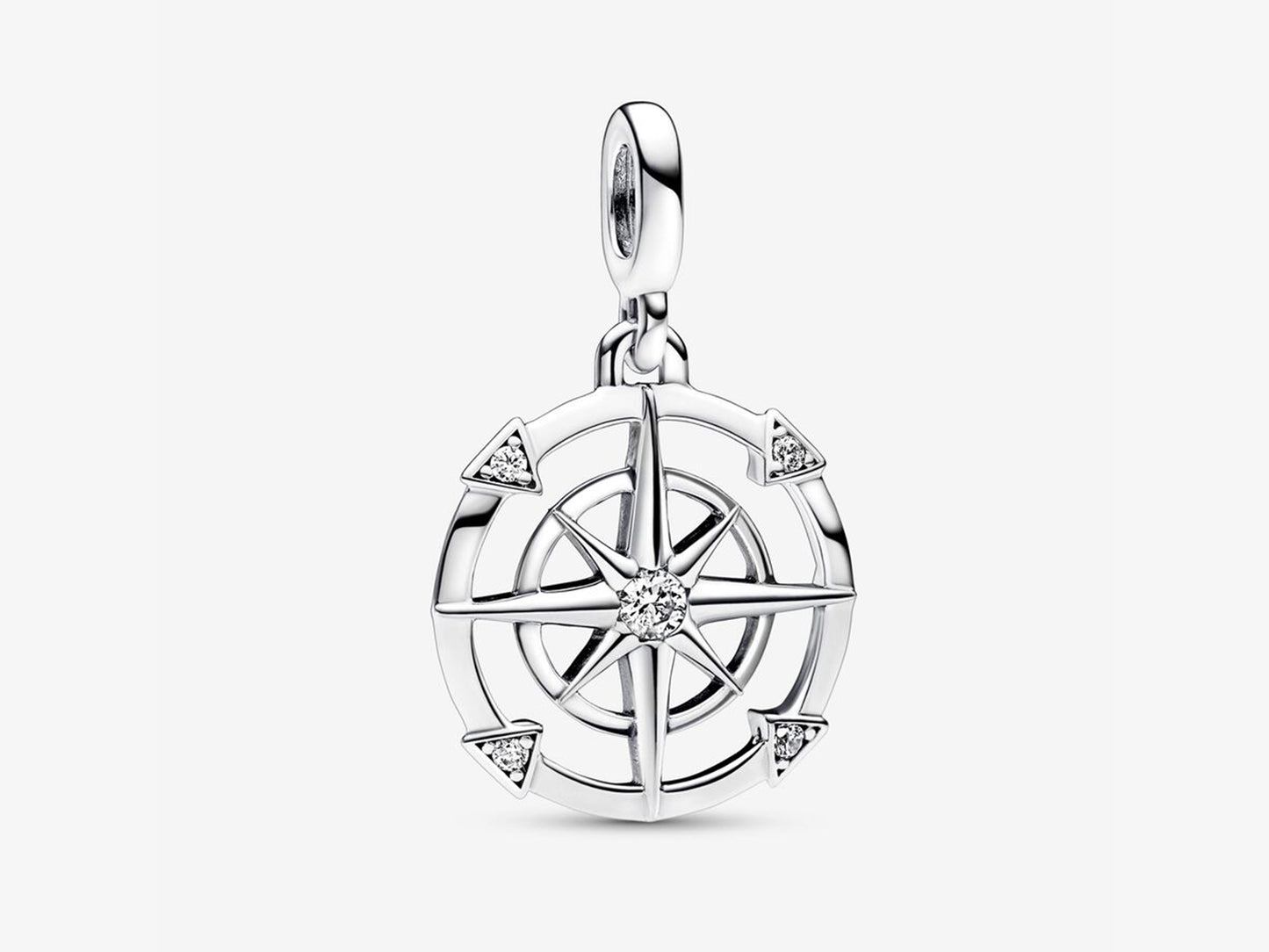 Compass Medallion Charm