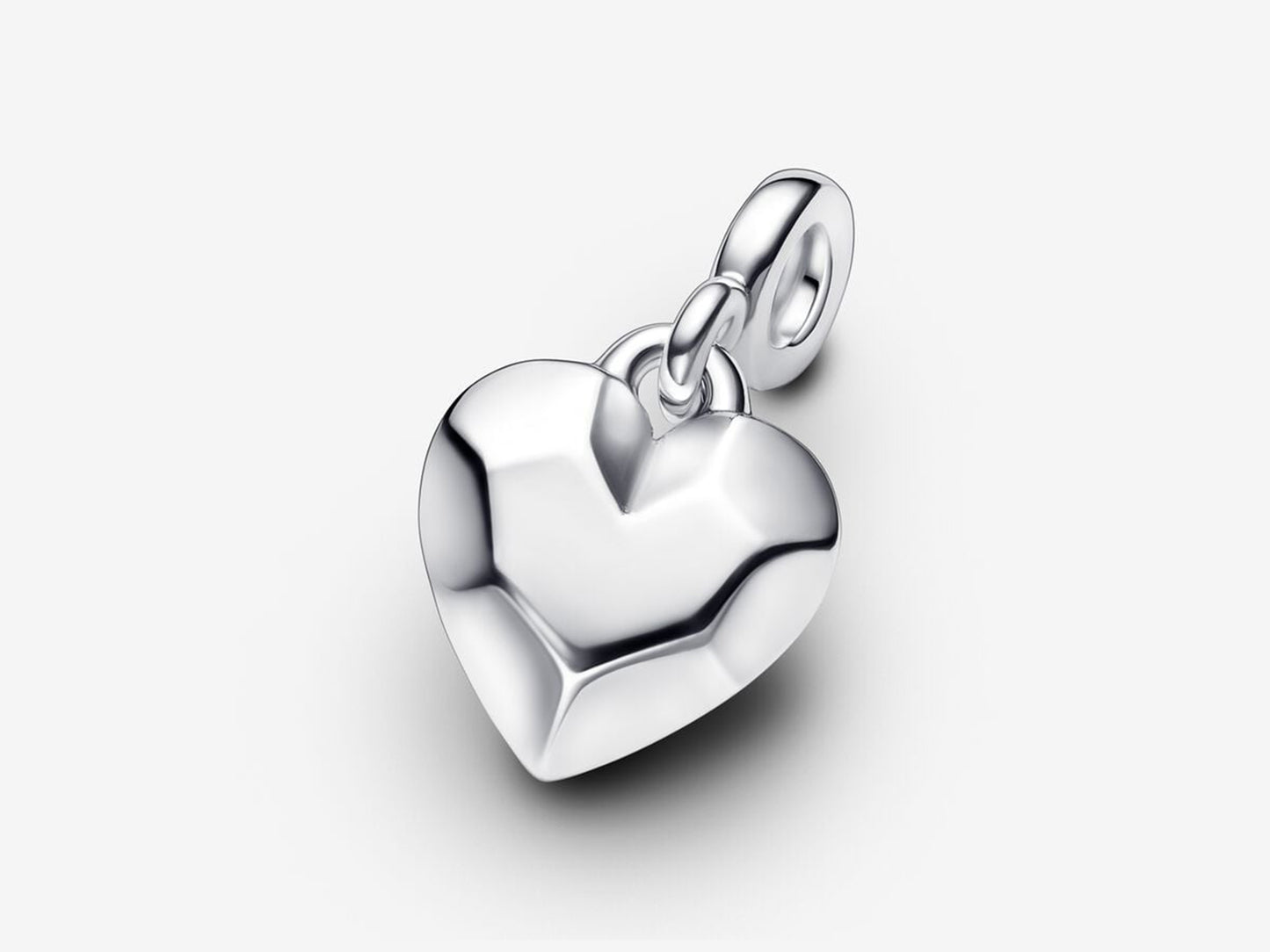 Faceted Heart Mini Dangle Charm