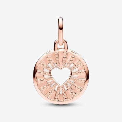 Hearts Medallion Charm