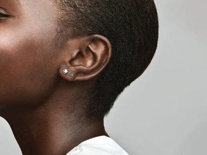 Moon Solo Stud Earrings