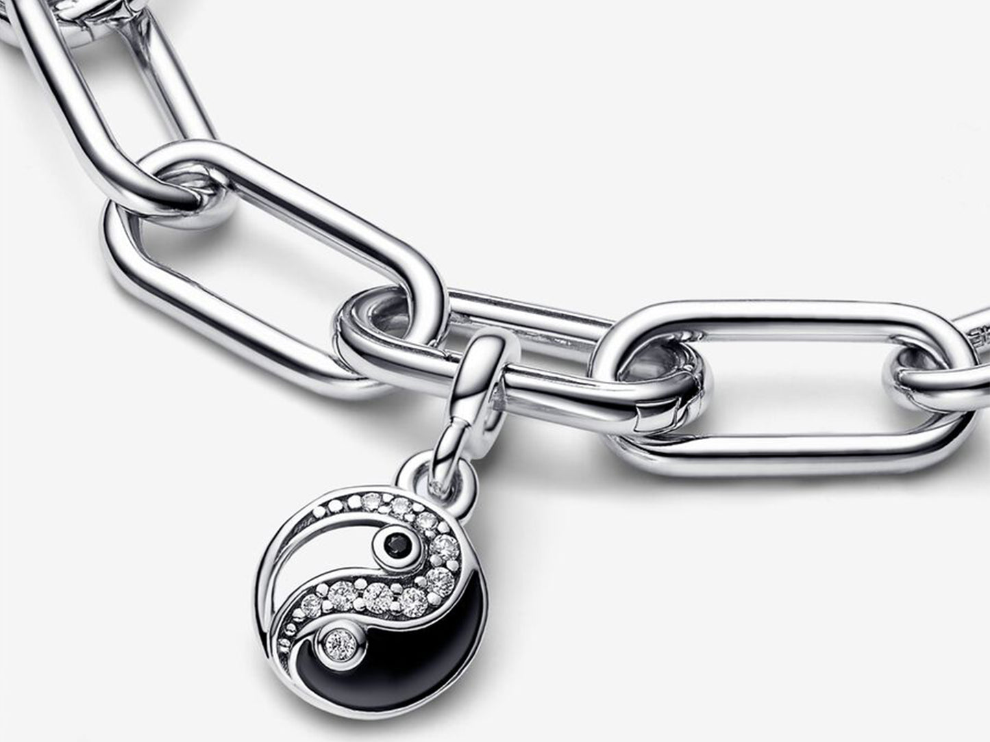 Sparkling Yin & Yang Mini Dangle Charm