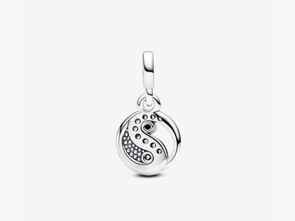Sparkling Yin & Yang Mini Dangle Charm