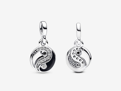 Sparkling Yin & Yang Mini Dangle Charm