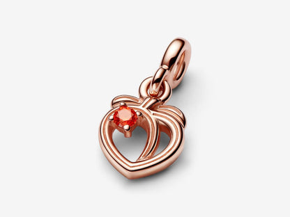 Sketch-style Peach Mini Charm