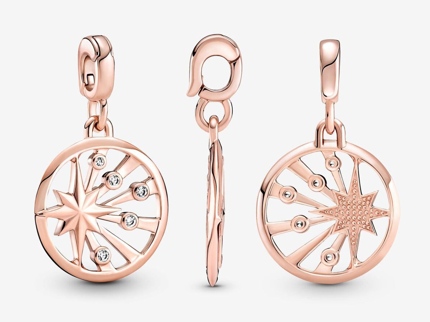 Radiant Starburst Medal Charm