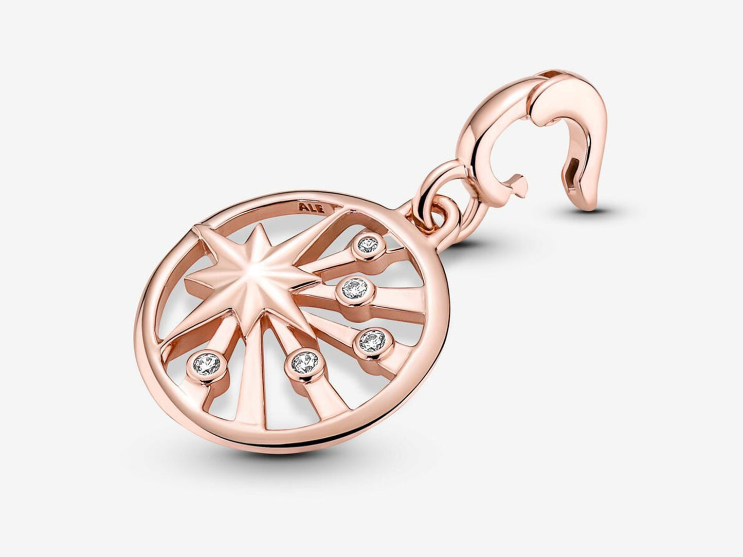 Radiant Starburst Medal Charm