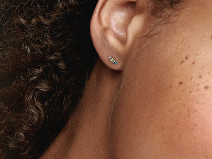Rainbow Solo Stud Earrings