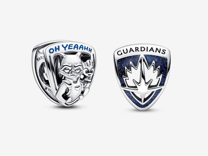 Marvel Guardians of the Galaxy Rocket Raccoon & Groot Emblem Charm
