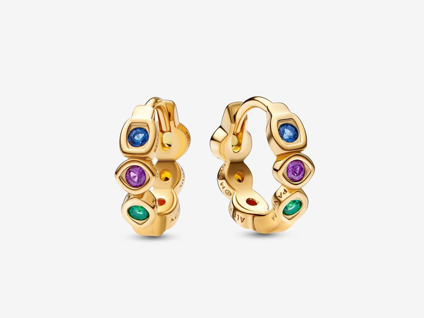 Marvel The Avengers Infinity Stones Hoop Earrings