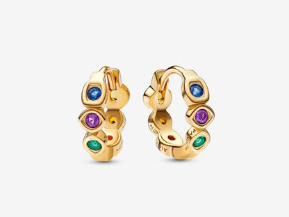 Marvel The Avengers Infinity Stones Hoop Earrings