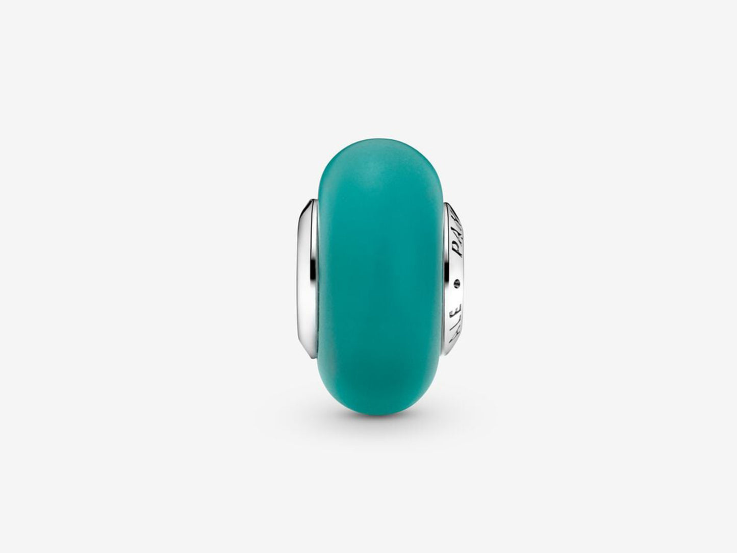 Matte Green Murano Glass Charm
