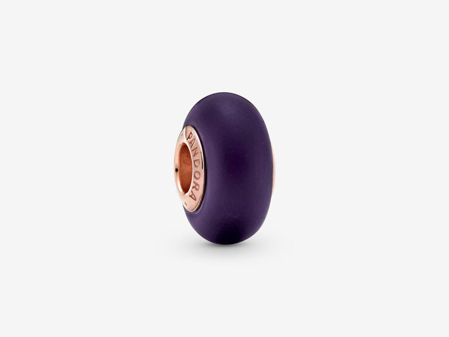 Matte Purple Murano Charm