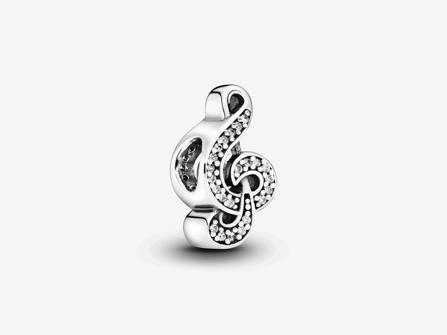 Melodic Silver Note Charm