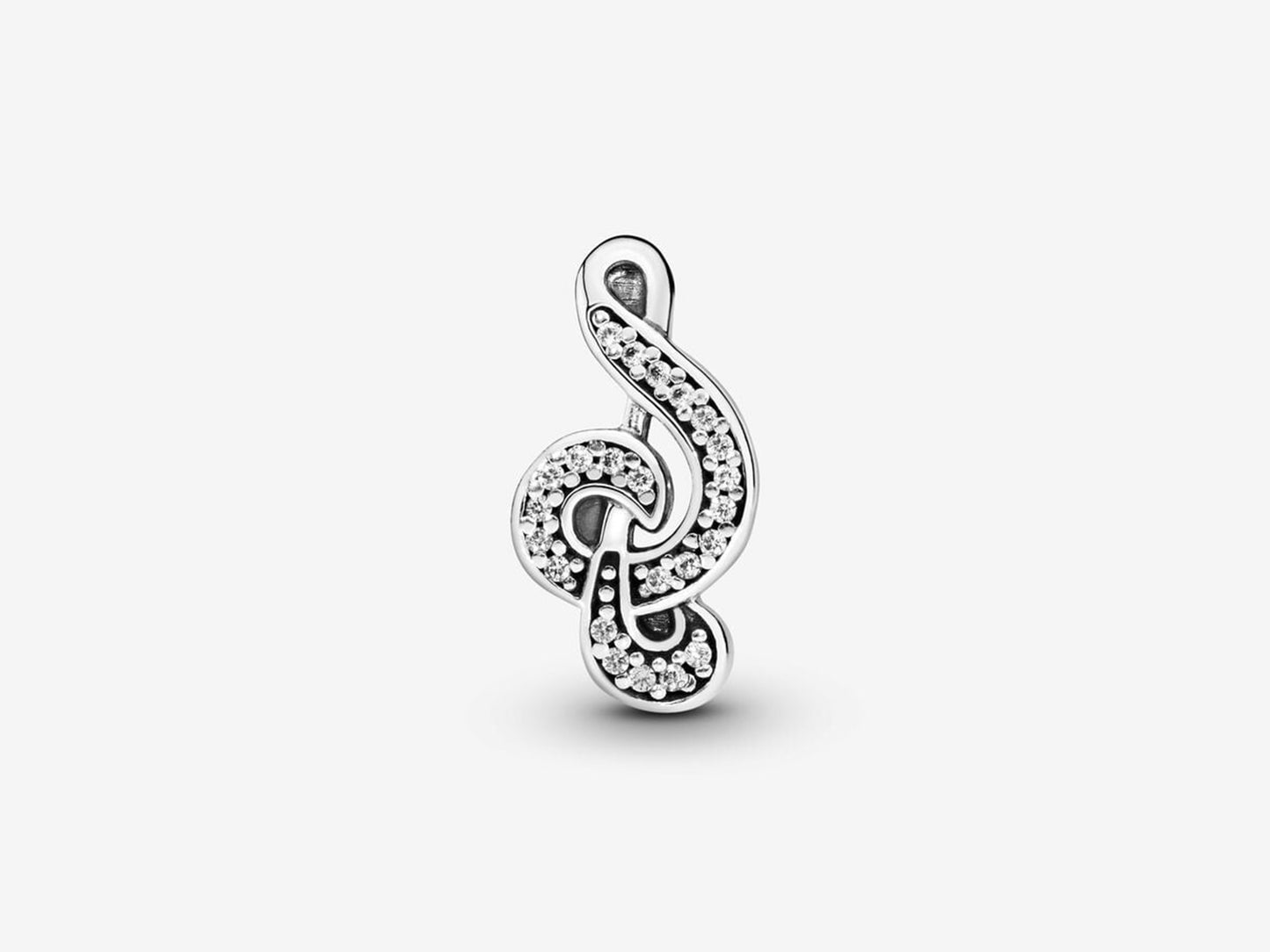 Melodic Silver Note Charm