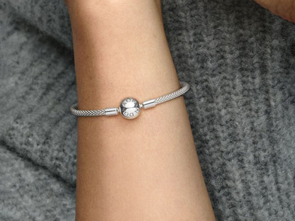 Silver Weave Accessory Bracelet