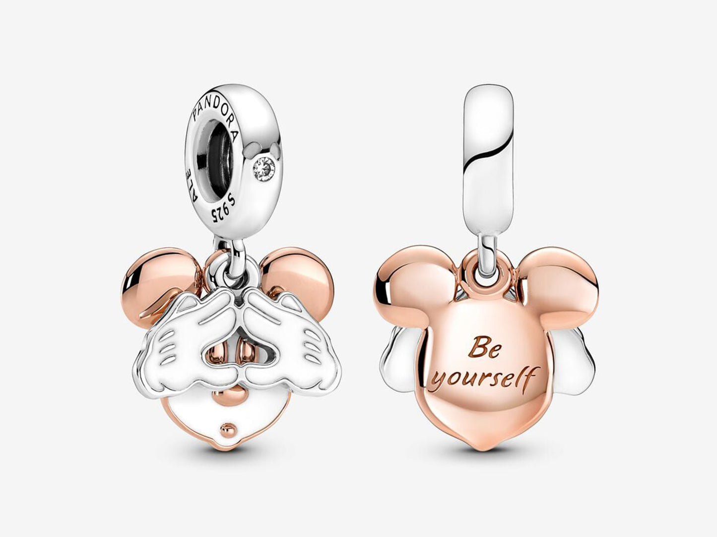 Disney Mickey Mouse Double Dangle Charm