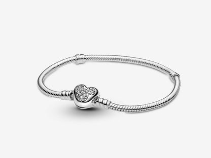 Mickey Silhouette Heart Bracelet