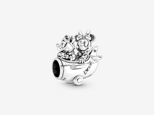 Disney Mickey Mouse & Minnie Mouse Airplane Charm