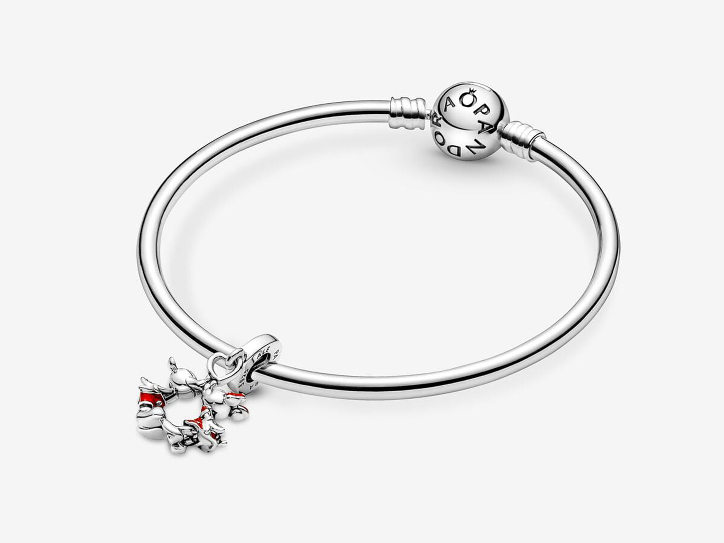 Disney Mickey Mouse & Minnie Mouse Kissing Dangle Charm