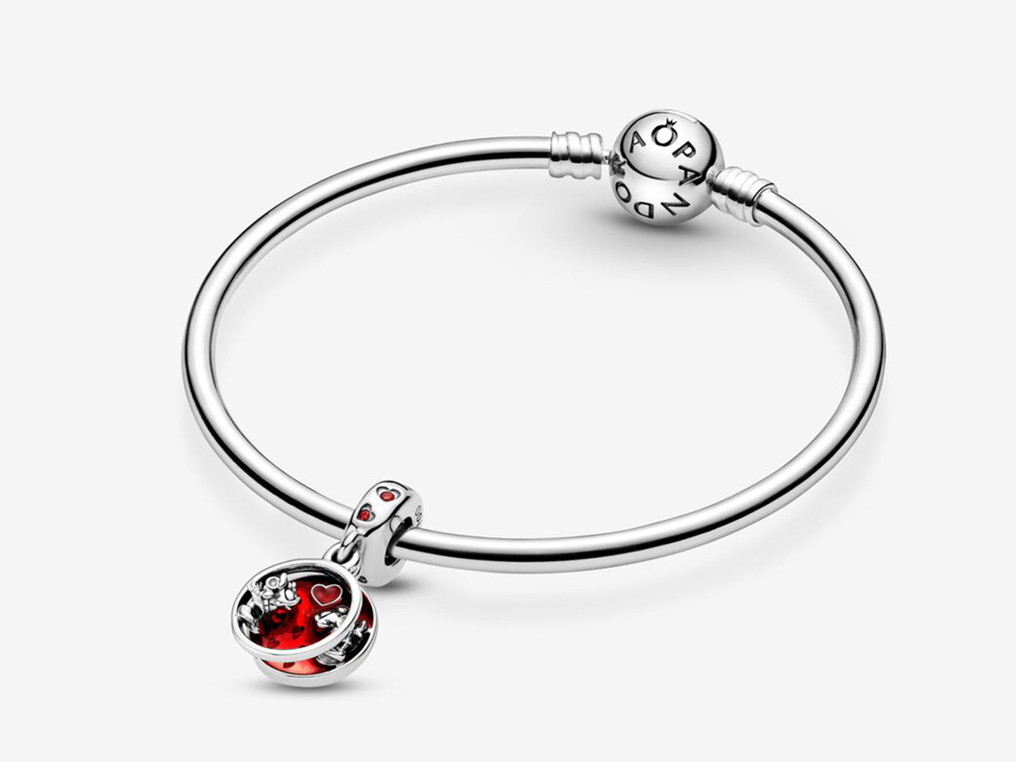 Disney Mickey Mouse & Minnie Mouse Love and Kisses Dangle Charm