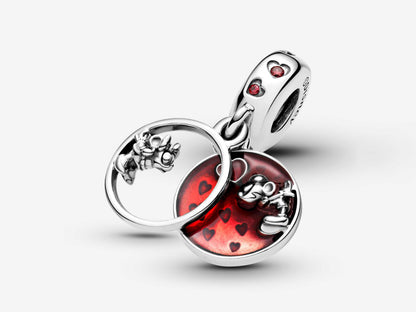 Disney Mickey Mouse & Minnie Mouse Love and Kisses Dangle Charm