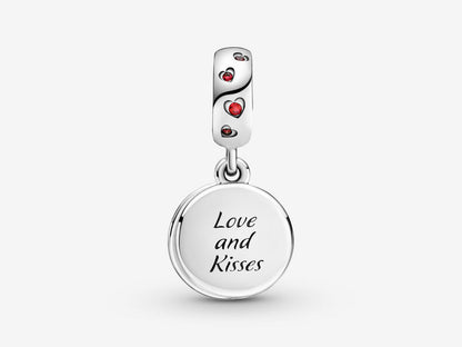 Disney Mickey Mouse & Minnie Mouse Love and Kisses Dangle Charm