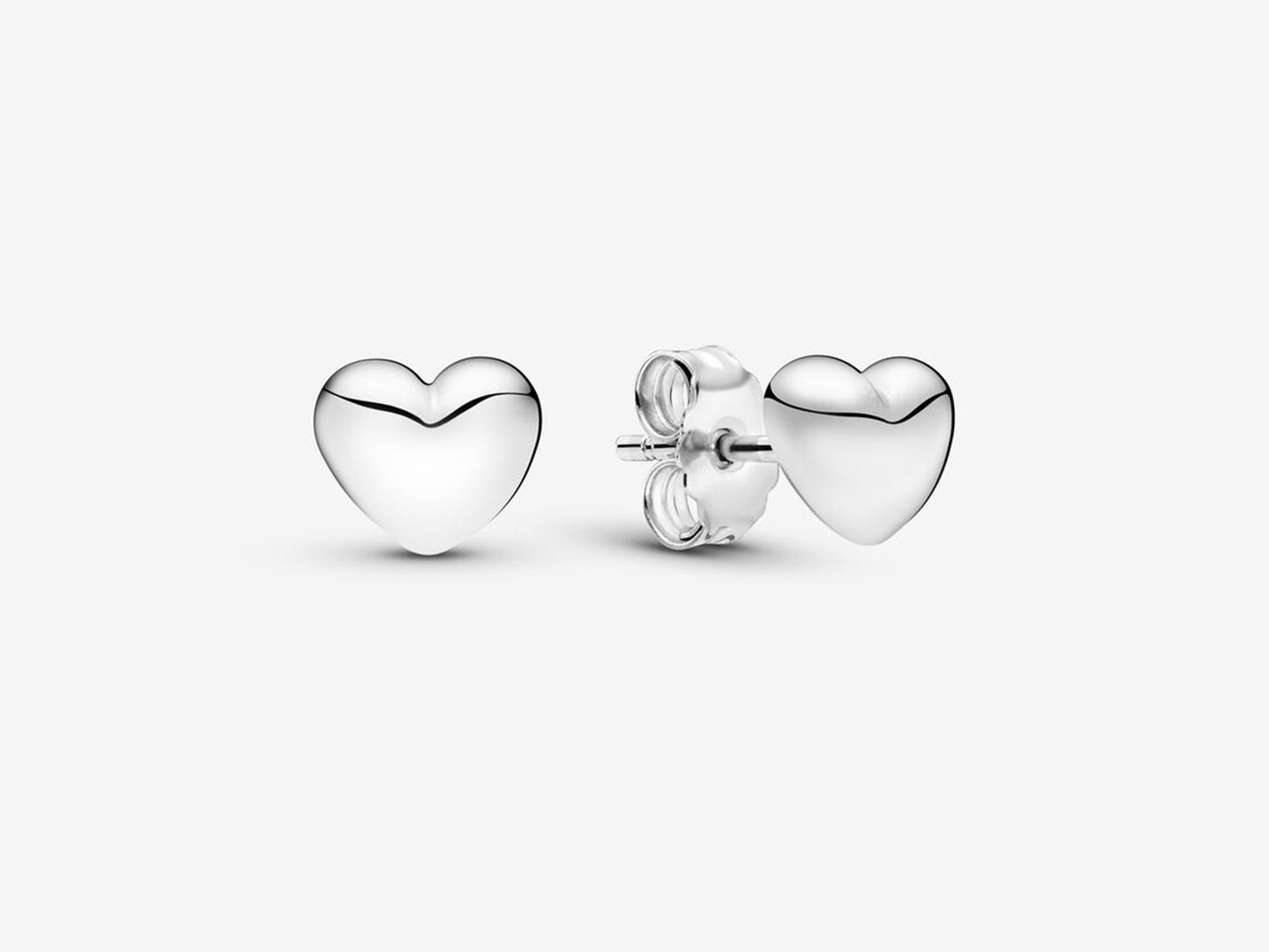 Minimalist Heart Stud Earrings