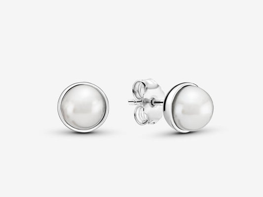 Minimalist Pearl Stud Earrings