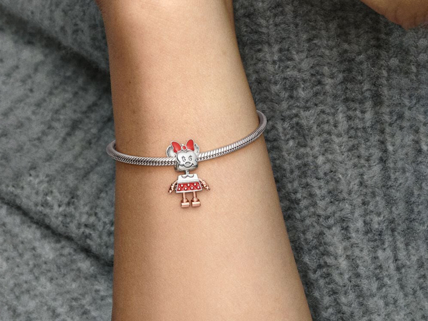 Minnie Robot Charm
