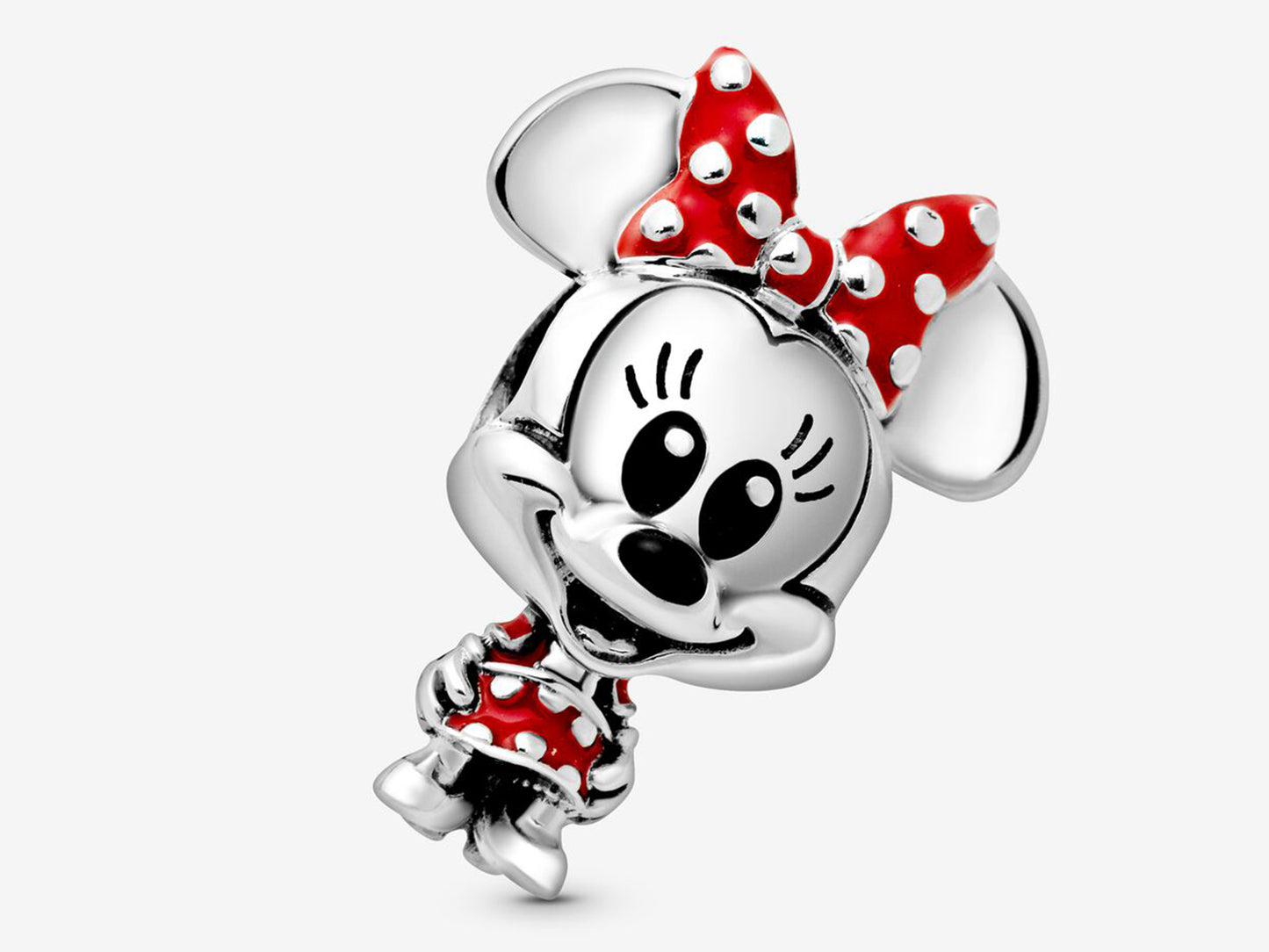 Disney Minnie Mouse Dotted Dress & Bow Charm