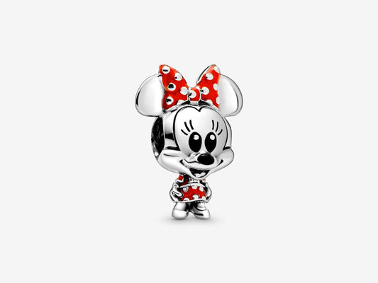 Disney Minnie Mouse Dotted Dress & Bow Charm