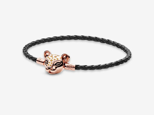 Black Leather Bracelet
