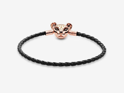 Black Leather Bracelet