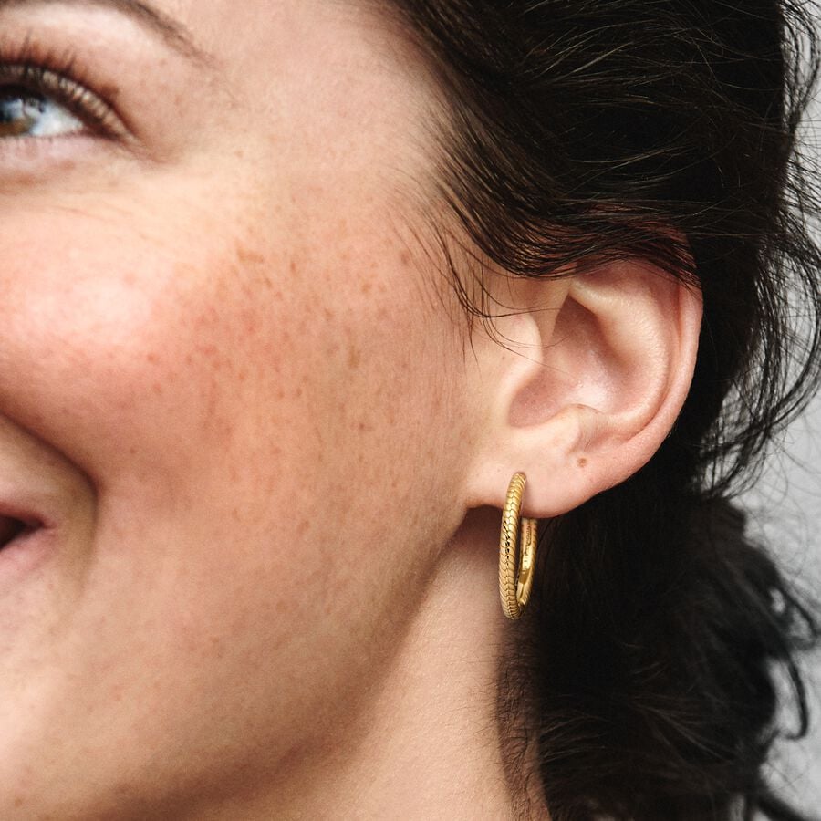 Charm Hoop Earrings