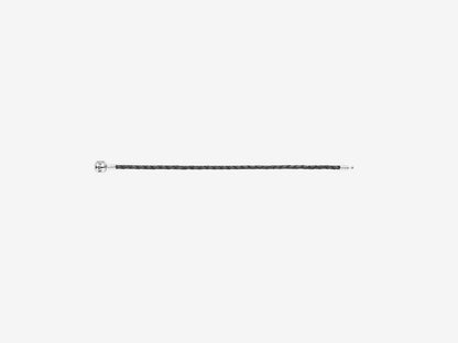 Gray Double Leather Bracelet