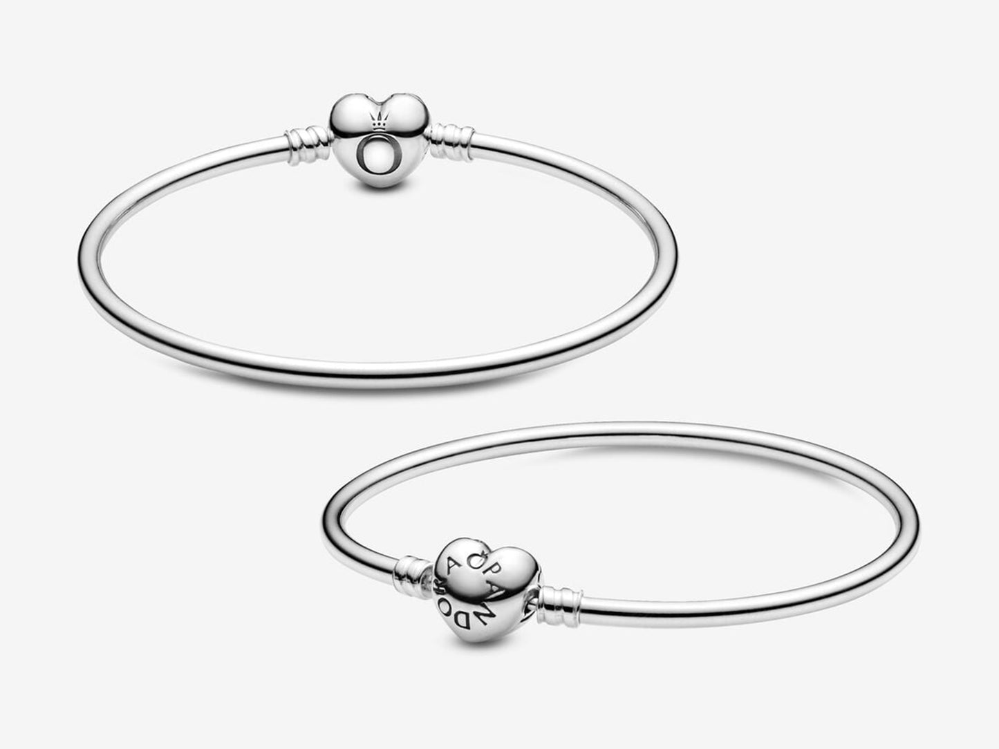 Heart Clasp Bangle