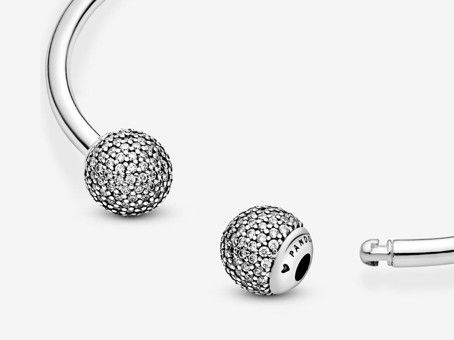 Iconic Silver Open Bangle
