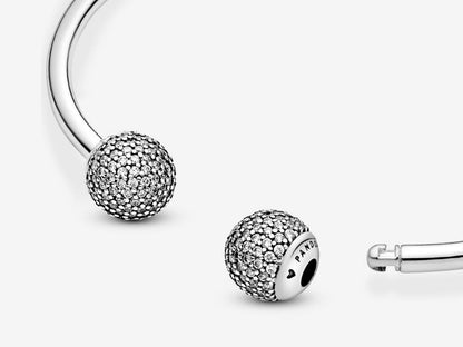 Iconic Silver Open Bangle
