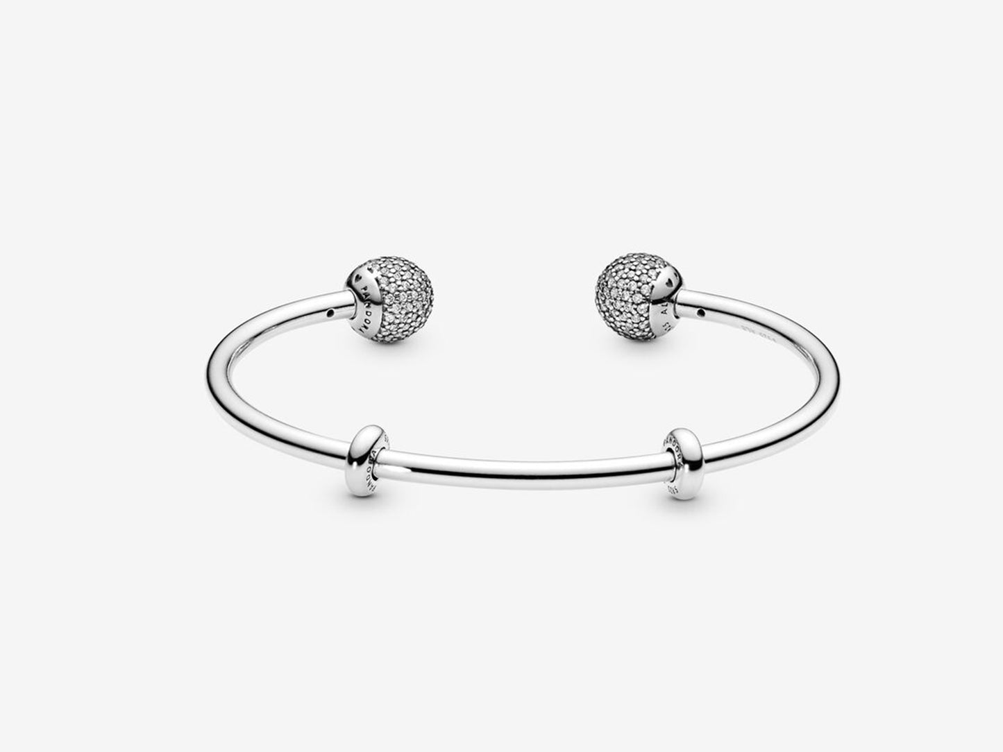 Iconic Silver Open Bangle