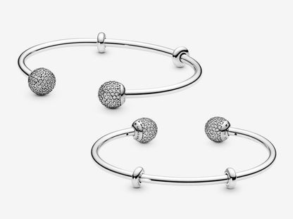 Iconic Silver Open Bangle