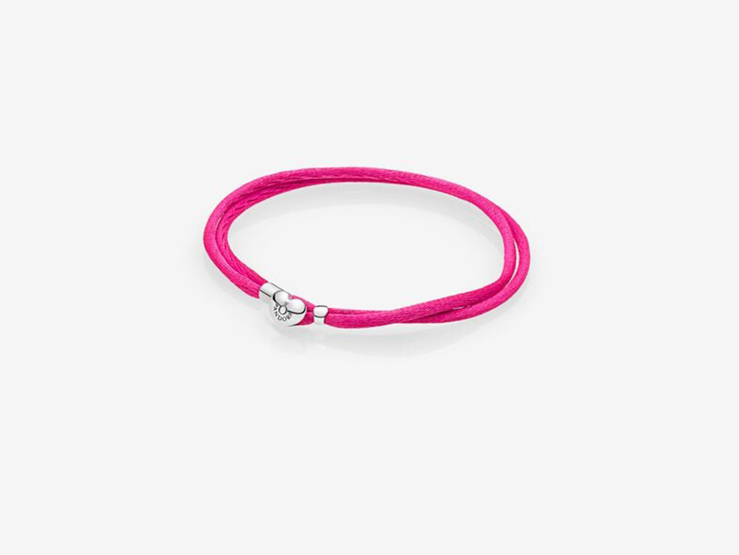Pink Fabric Bracelet