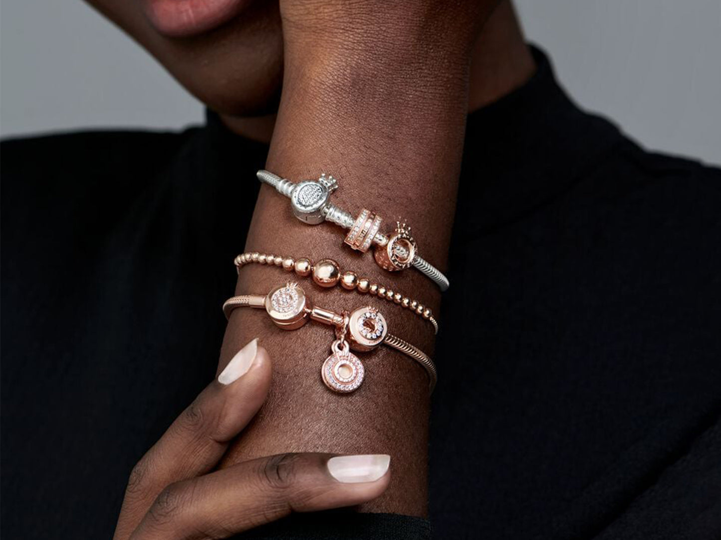 Silver Crown O Bracelet