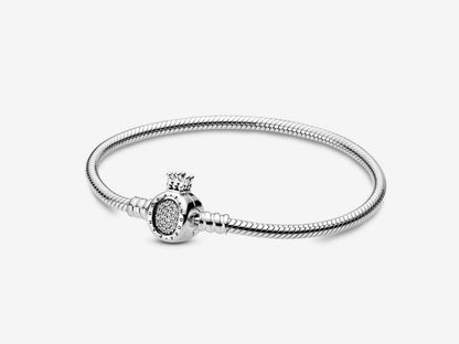 Silver Crown O Bracelet