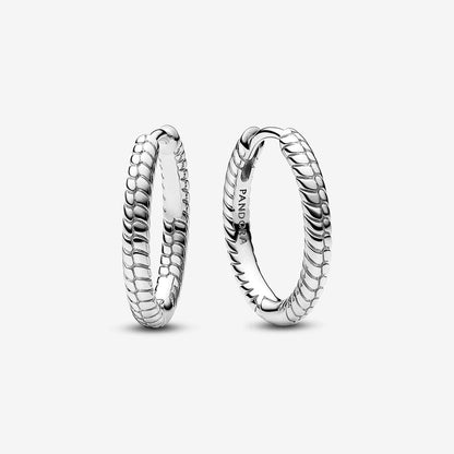 Small Charm Hoop Earrings