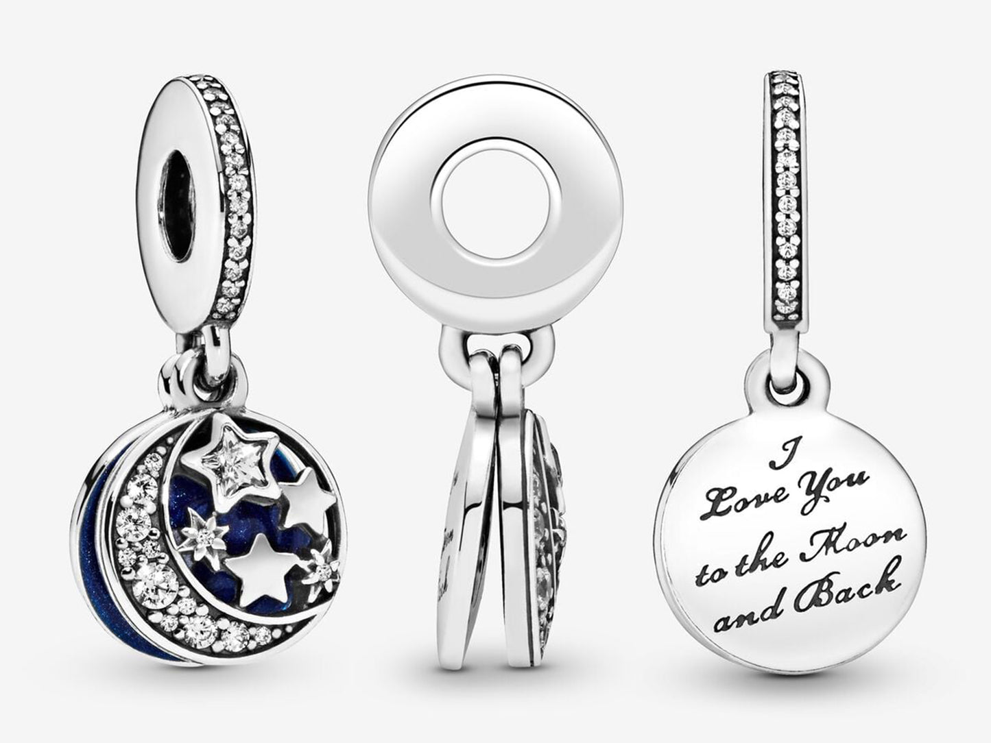 Moon & Blue Sky Dangle Charm