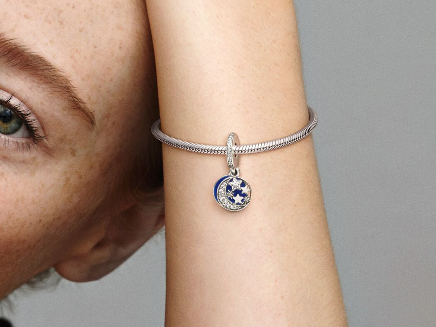 Moon & Blue Sky Dangle Charm