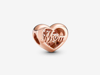 Thank You Mom Heart Charm